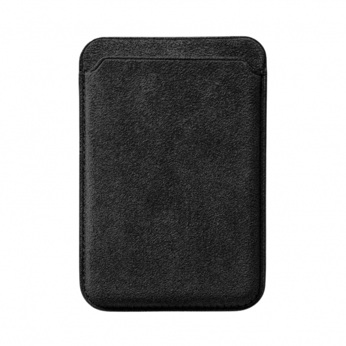 Alcantara MagSafe Wallet - Deep Black, Image 1