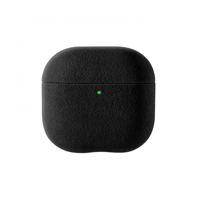 AirPods (4th generation) Alcantara Case - Deep Black, Image 1