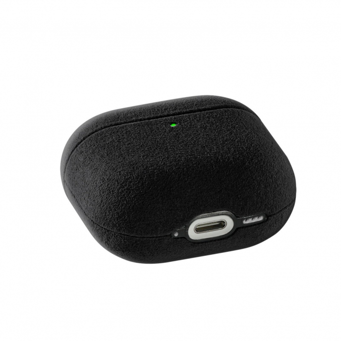 AirPods (4th generation) Alcantara Case - Deep Black, Image 4