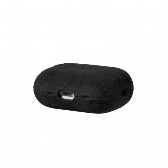 AirPods Pro (2nd Generation) Alcantara Case - Deep Black, Image 4