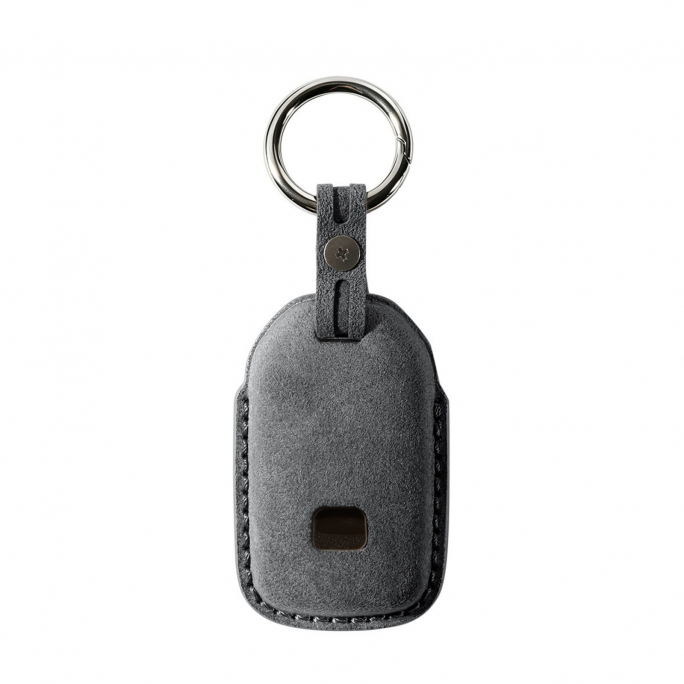 Alcantara Car Key Fob Cover for Honda Model A with Buckle - Space Grey, 59€, Image 5 Alcantara Car Key Fob Cover for Honda Model A with Buckle - Space Grey, Image 5