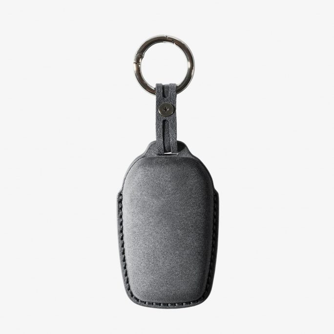 Alcantara Car Key Fob Cover for Toyota Model C with Buckle - Space Grey, 59€, Image 5 Alcantara Car Key Fob Cover for Toyota Model C with Buckle - Space Grey, Image 5
