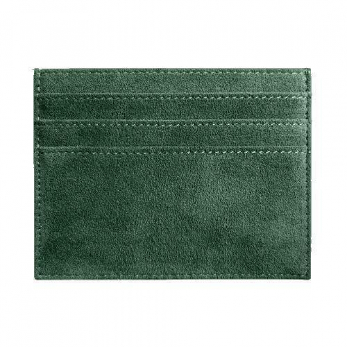 Alcantara Card Wallet - Midnight Green, Image 1