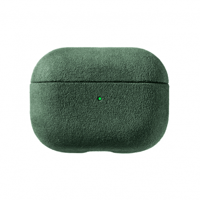 AirPods Pro (2nd Generation) Alcantara Case - Midnight Green, Image 1
