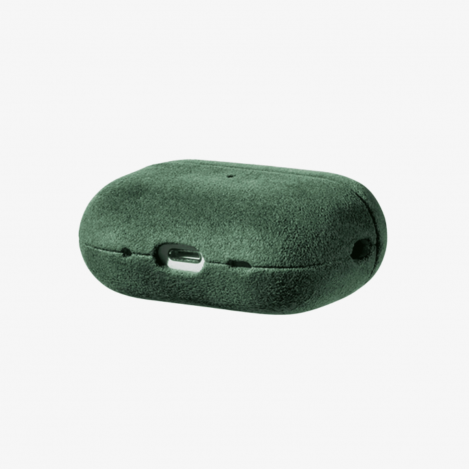 AirPods Pro (2nd Generation) Alcantara Case - Midnight Green, Image 4