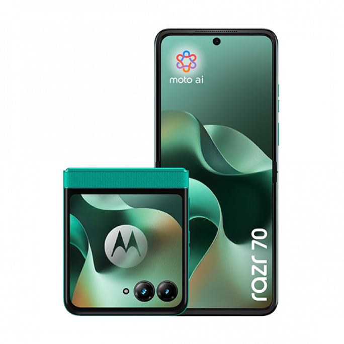 Motorola XT2657-1 Razr 70 5G Dual Sim 8GB RAM 256GB - Green, Afbeelding 1