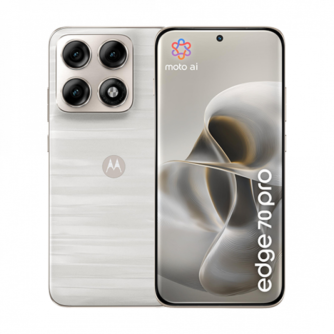 Motorola XT2607-1 Moto Edge 70 Pro 5G 12GB RAM 512GB - White, Afbeelding 1