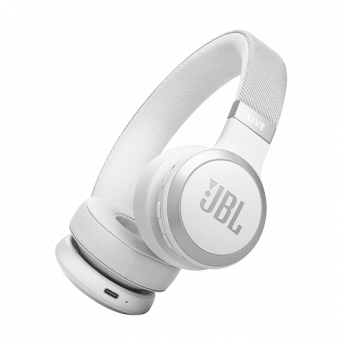 JBL Live 670NC Over Ear Bluetooth Headset - White, Image 1