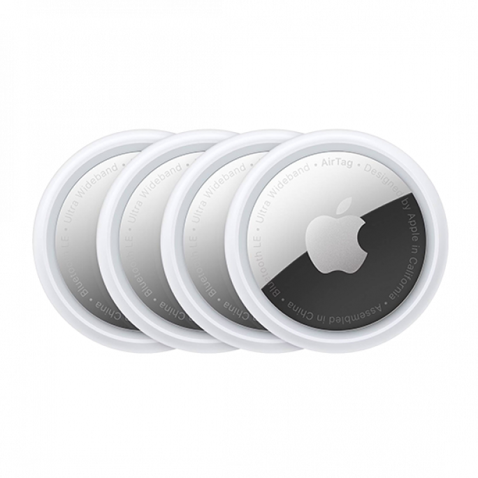 Apple Airtag 4 Pack - White, Image 1