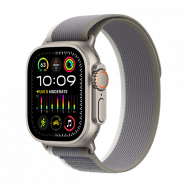 Watch Apple Watch Ultra 2 (2023) LTE 49mm Natural Titanium Case with Trail Loop  M/L - Green/Grey
