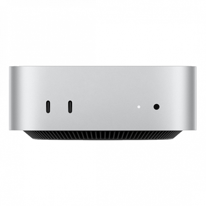 Apple Mac mini M4, 10-Core CPU, 10-Core GPU, 16GB RAM, 256GB SSD - Silver, Image 1