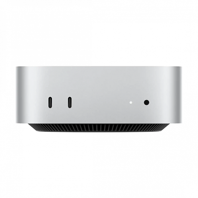 Apple Mac mini M4, 10-Core CPU, 10-Core GPU, 16GB RAM, 256GB SSD - Silver, Afbeelding 1