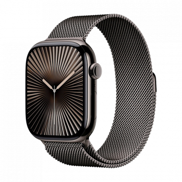 Watch Apple Watch Series 10 GPS + Cellular 46mm Slate Titanium Case with Milanese Loop M/L - Titanium