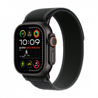 Watch Apple Watch Ultra 2 (2024) LTE 49mm Black Titanium Case with Trail Loop S/M - Black, Image 1