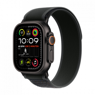 Watch Apple Watch Ultra 2 LTE (2024) 49mm Black Titanium Case with Trail Loop M/L - Black