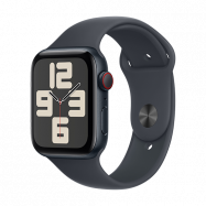 Watch Apple Watch SE (2024) GPS 40mm Midnight Aluminium Case with Sport Band S/M - Midnight 