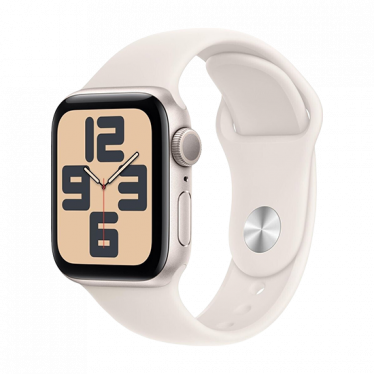 Watch Apple Watch SE2 (2024) GPS 40mm Starlight Aluminium Case with Sport Band S/M - Starlight