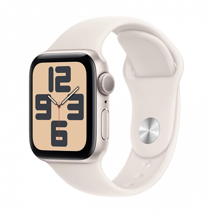 Watch Apple Watch SE2 (2024) GPS 40mm Starlight Aluminium Case with Sport Band S/M - Starlight, 225€, Image 1 Watch Apple Watch SE2 (2024) GPS 40mm Starlight Aluminium Case with Sport Band S/M - Starlight, Image 1