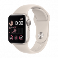 Watch Apple Watch SE2 (2024) GPS 44mm Starlight Aluminium Case with Sport Band M/L - Starlight