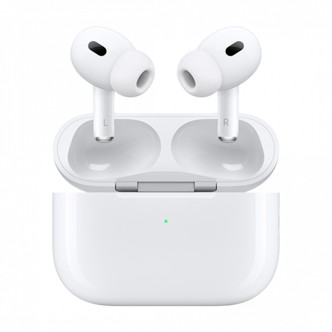 Apple AirPods Pro 2nd Gen. with MagSafe Charging Case (USB-C) - US Spec - White, Afbeelding 1