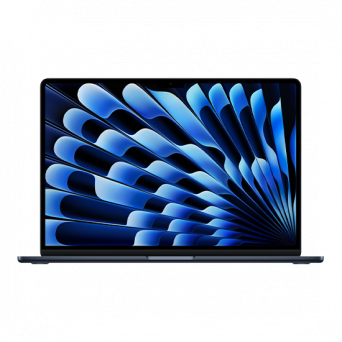 Apple MacBook Air 15 M4 (2025) QWERTY 16GB RAM 256GB 10-Core CPU 10-Core GPU - Midnight, Image 1
