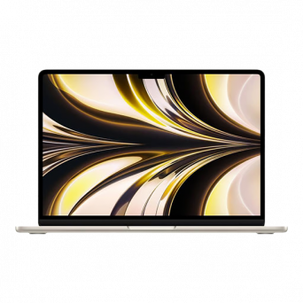 Apple MacBook Air 13 M2 2022 QWERTY 16GB RAM 256GB 8-Core CPU 8-Core GPU - Starlight, Image 1