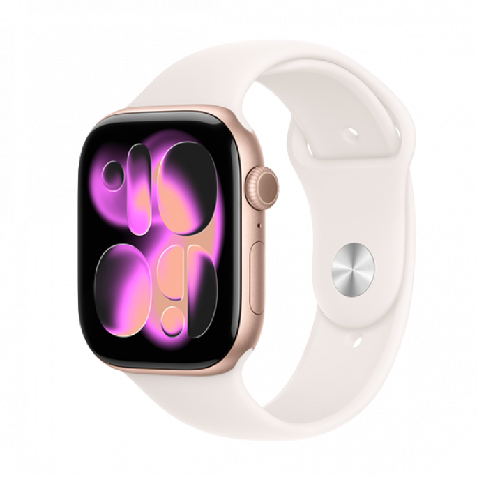 Watch Apple Watch Series 11 (2025) GPS 46mm Rose Gold Aluminium Case with Light Blush Sport Band M/L - Rose Gold, 398€, Image 1 Watch Apple Watch Series 11 (2025) GPS 46mm Rose Gold Aluminium Case with Light Blush Sport Band M/L - Rose Gold, Image 1
