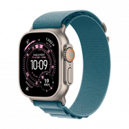 Watch Apple Watch Ultra 3 (2025) 5G 49mm Natural Titanium Case with Alpine Loop S - Light Blue