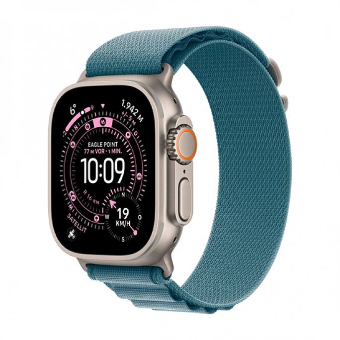 Watch Apple Watch Ultra 3 (2025) 5G 49mm Natural Titanium Case with Alpine Loop M - Light Blue, 824€, Image 1 Watch Apple Watch Ultra 3 (2025) 5G 49mm Natural Titanium Case with Alpine Loop M - Light Blue, Image 1