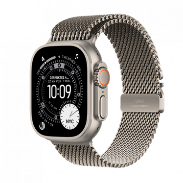 Watch Apple Watch Ultra 3 (2025) 5G 49mm Natural Titanium Case with Natural Titanium Milanese Loop M - Natural