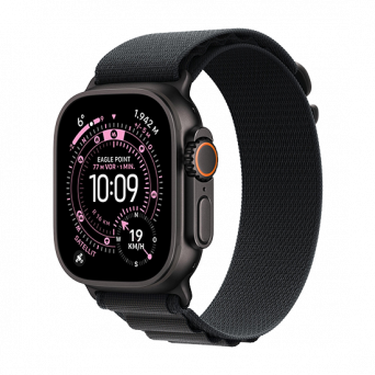 Watch Apple Watch Ultra 3 (2025) 5G 49mm Black Titanium Case with Alpine Loop S - Black, Image 1