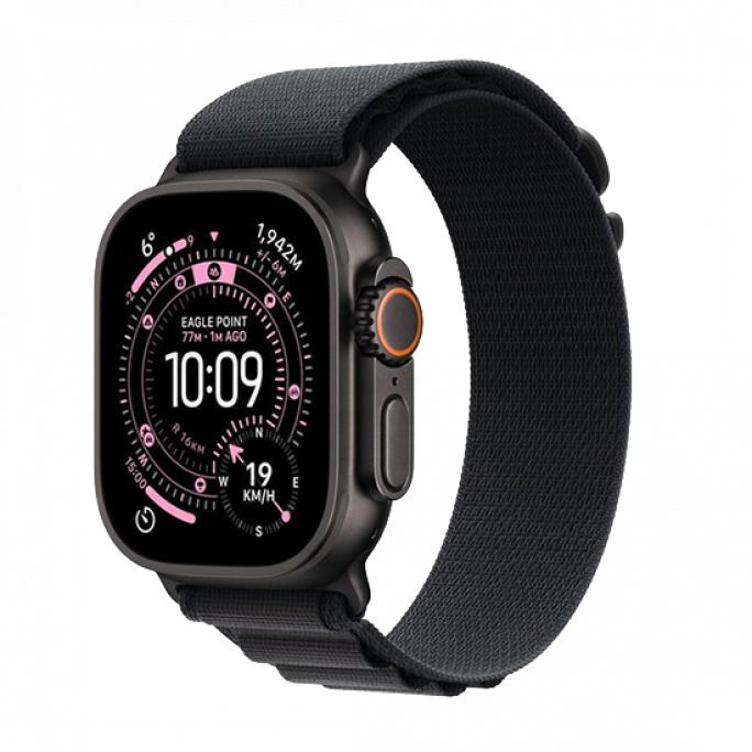 Watch Apple Watch Ultra 3 (2025) 5G 49mm Black Titanium Case with Alpine Loop M - Black, Image 1
