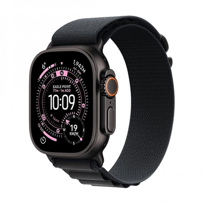 Watch Apple Watch Ultra 3 (2025) 5G 49mm Black Titanium Case with Alpine Loop L - Black, Image 1