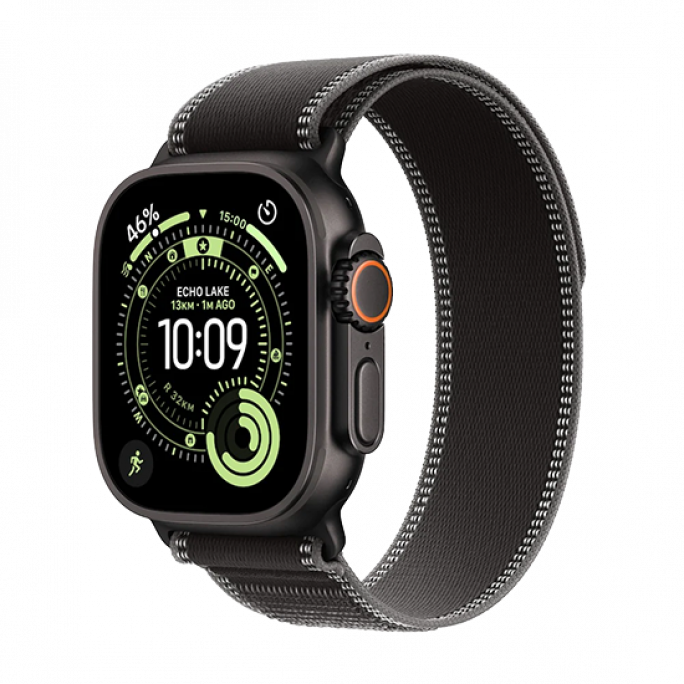 Watch Apple Watch Ultra 3 (2025) 5G 49mm Black Titanium Case with Trail Loop S/M - Black/Charcoal, 837€, Image 1 Watch Apple Watch Ultra 3 (2025) 5G 49mm Black Titanium Case with Trail Loop S/M - Black/Charcoal, Image 1