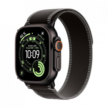 Watch Apple Watch Ultra 3 (2025) 5G 49mm Black Titanium Case with Trail Loop S/M - Black/Charcoal