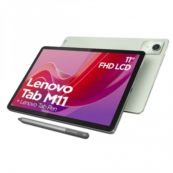 Tablet Lenovo Tab M11 G88 4GB RAM 128GB WiFi with Pen + Cover - Seafoam Green, Image 1