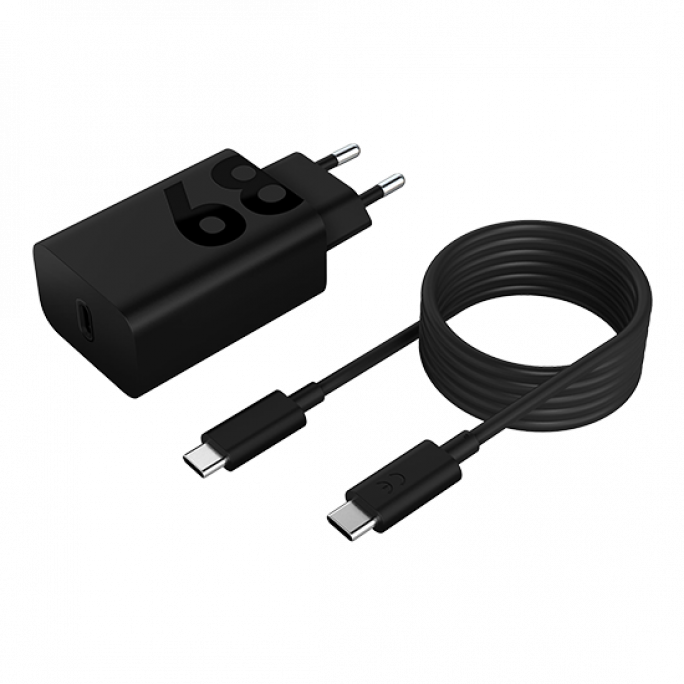 Lenovo 68W USB-C Adapter with Cable - Black, Afbeelding 1