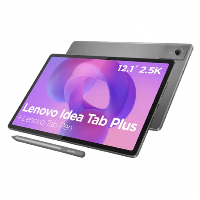 Tablet Lenovo Idea Tab Plus WiFi 12.1 2.5K 8GB RAM 256GB with Pen - Grey, Afbeelding 1
