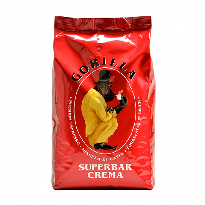 Gorilla Super Bar Crema Coffee Beans 1KG , Image 1