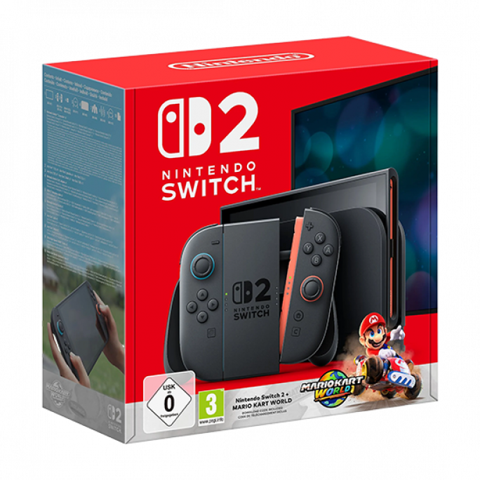 Nintendo Switch 2 Console + Mario Kart World, Afbeelding 1