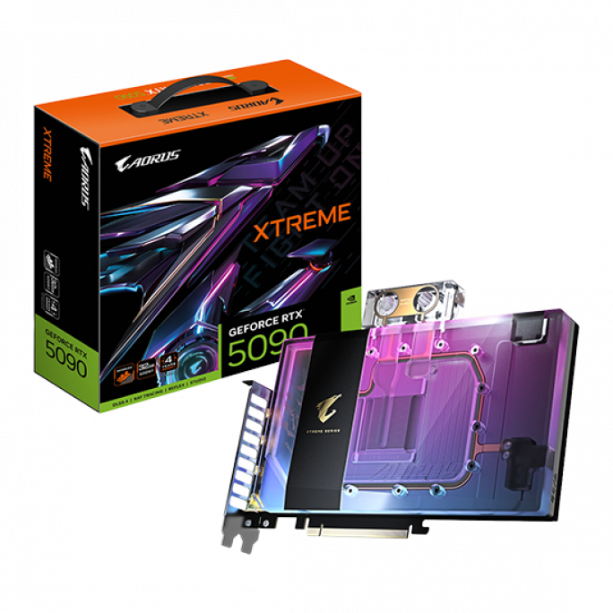 VGA Gigabyte AORUS GeForce RTX 5090 XTREME WATERFORCE 32GB, Afbeelding 1