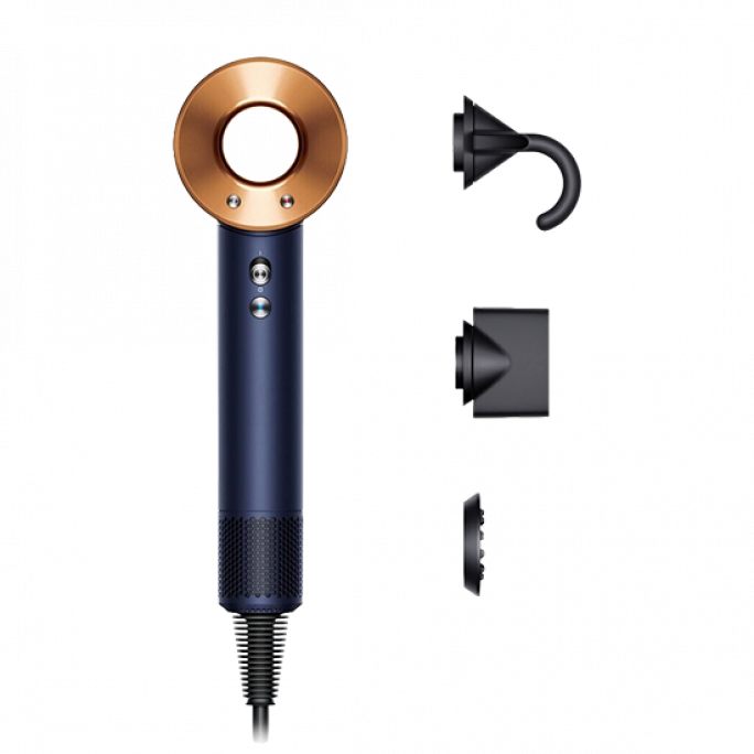 Dyson Supersonic Hair Dryer HD07 - Prussian Blue/Rich Copper, Image 1