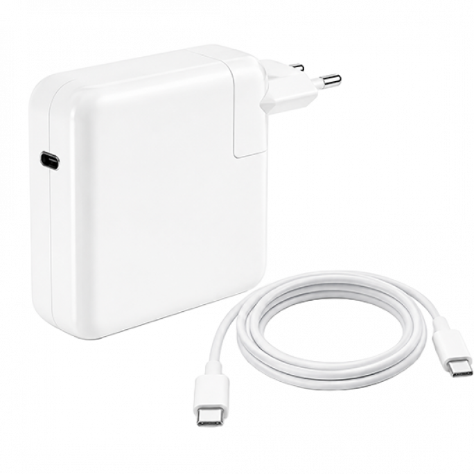 JLC EU 96W Type C Power Adapter + Cable - White (Bulk), Image 1