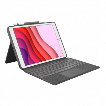 Logitech Combo Touch iPad 10,2 7/8/9.Gen QWERTY (IT) - Grey , Image 1