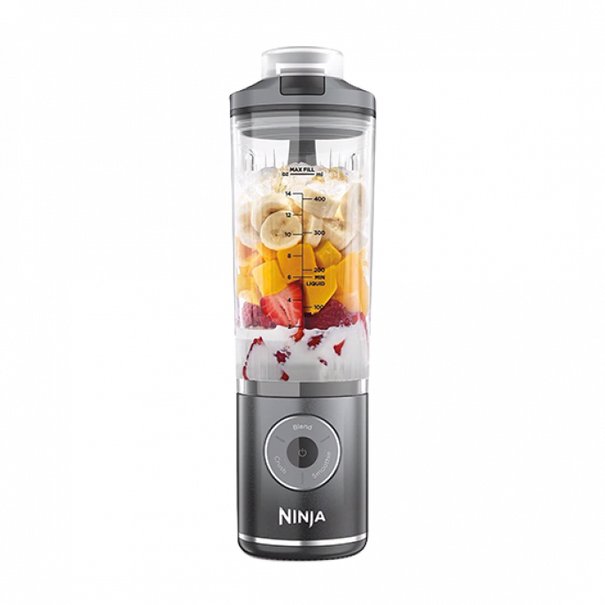 Ninja BC251 Blast Max Smoothie Maker 570ml - Grey , Image 1