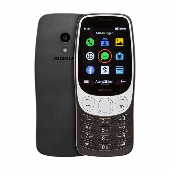 Nokia 3210 Dual Sim 4G - Black, Afbeelding 1