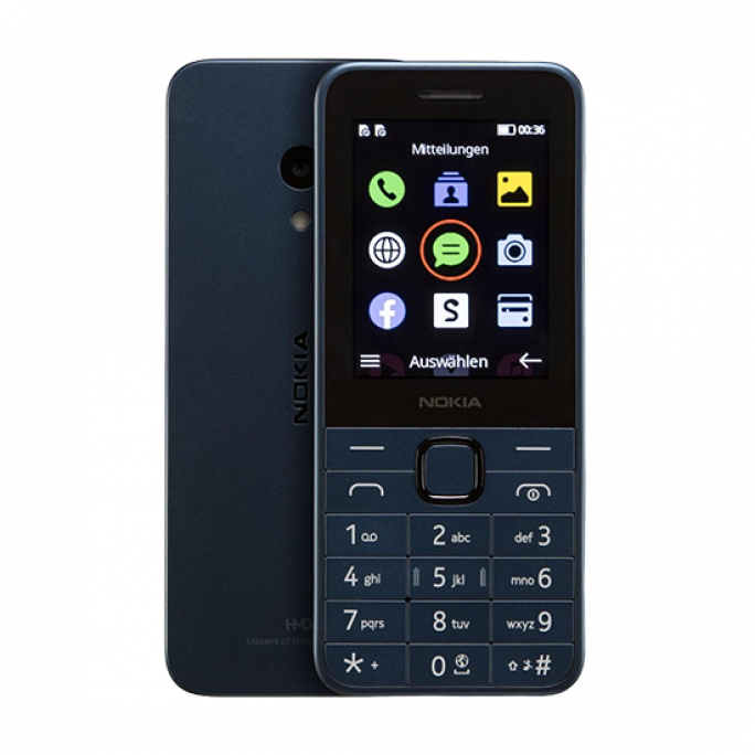 Nokia 225 4G 2024 Dual Sim - Blue , Afbeelding 1