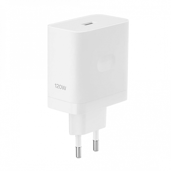 OnePlus 120W Singel Port SuperVooc Adapter Type-A - White, Image 1