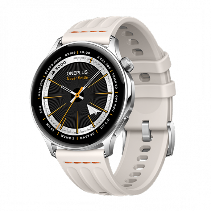 OnePlus Watch Lite 45mm - Silver Steel, 113€, Image 1 OnePlus Watch Lite 45mm - Silver Steel, Image 1