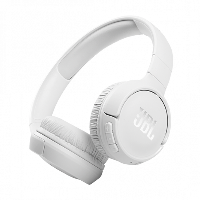 JBL Tune 510BT Bluetooth Headset - White, Image 1